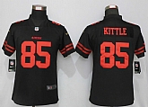 Women Nike San Francisco 49ers 85 Kittle Black Vapor Untouchable Limited Jersey,baseball caps,new era cap wholesale,wholesale hats